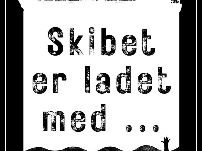 Skibet er ladet med...